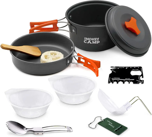 Non-Stick Camping Cookware Set for Easy Outdoor Cooking