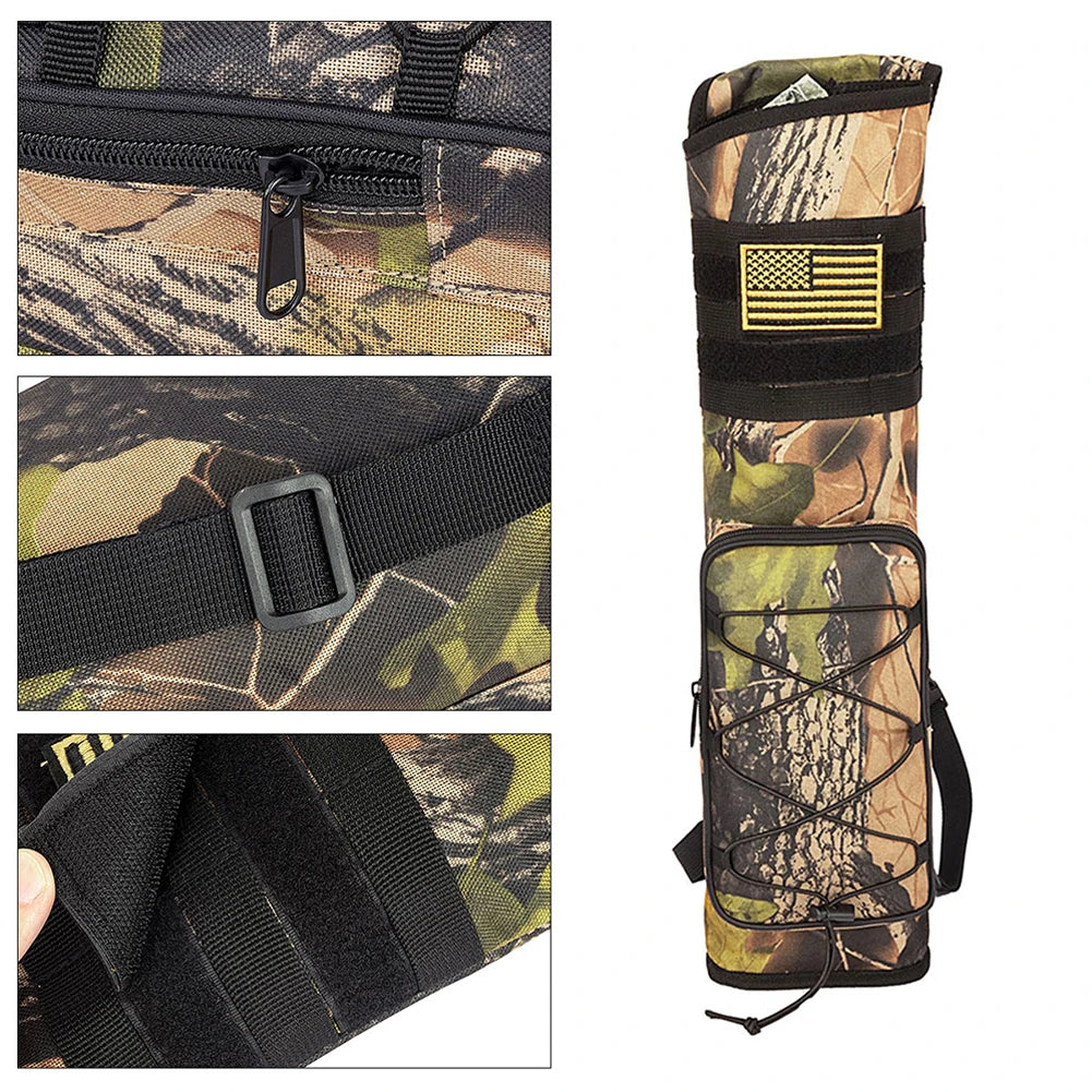 Archery Quiver Bag With Bottom Thickening For Bow Holder