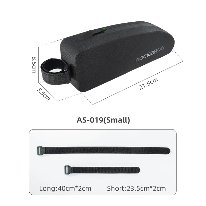 Rockbros Waterproof Front Tube Bag With Large Capacity