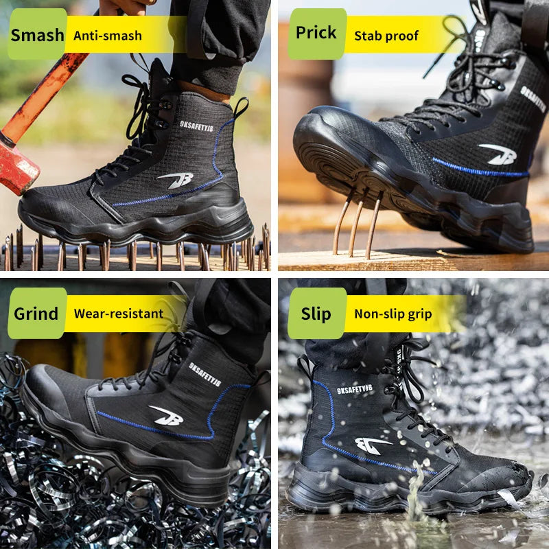 Fashionable Breathable Safety Shoes for Comfort and Protection