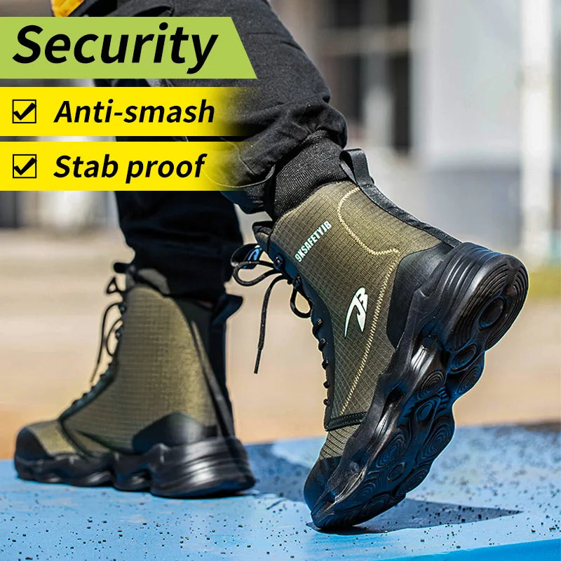 Fashionable Breathable Safety Shoes for Comfort and Protection