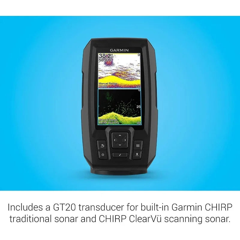 Garmin Striker Vivid 4cv Fishfinder Bundle with Protective Cover