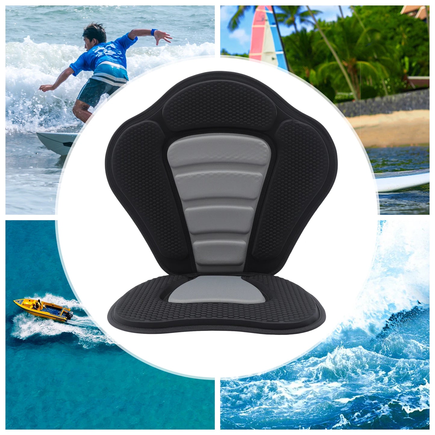 Comfortable Kayak Seat Cushion With Waterproof Storage