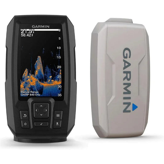 Garmin Striker Vivid 4cv Fishfinder Bundle with Protective Cover