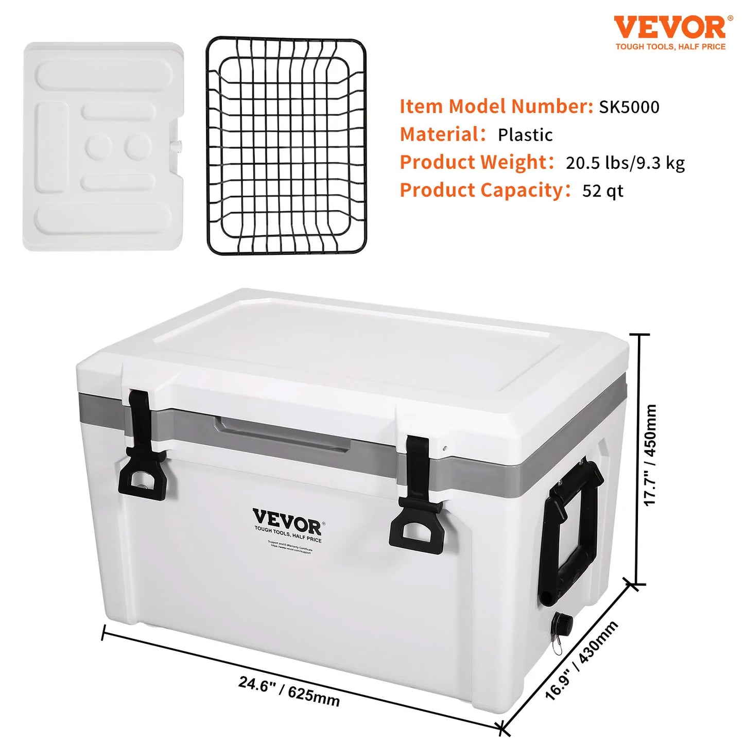 Large Capacity Insulated Cooler for Outdoor Adventures