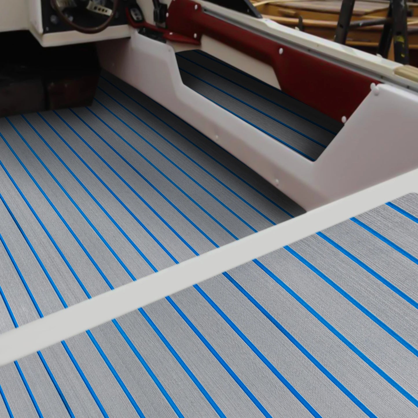 EVA Foam Boat Decking Faux Teak Non Slip Self Adhesive
