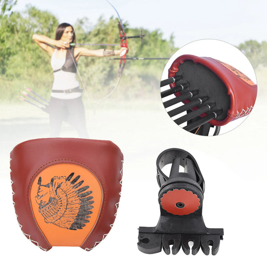 Quick Release Archery Quiver for 6 Arrows with EVA Protection