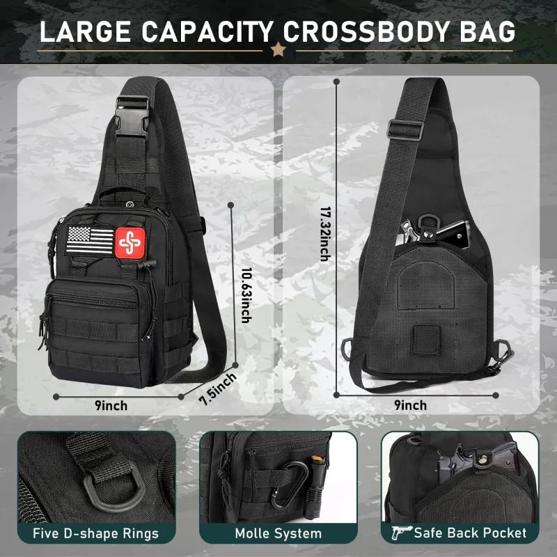 262 Piece Survival Gear Emergency Kit with First Aid and Axe