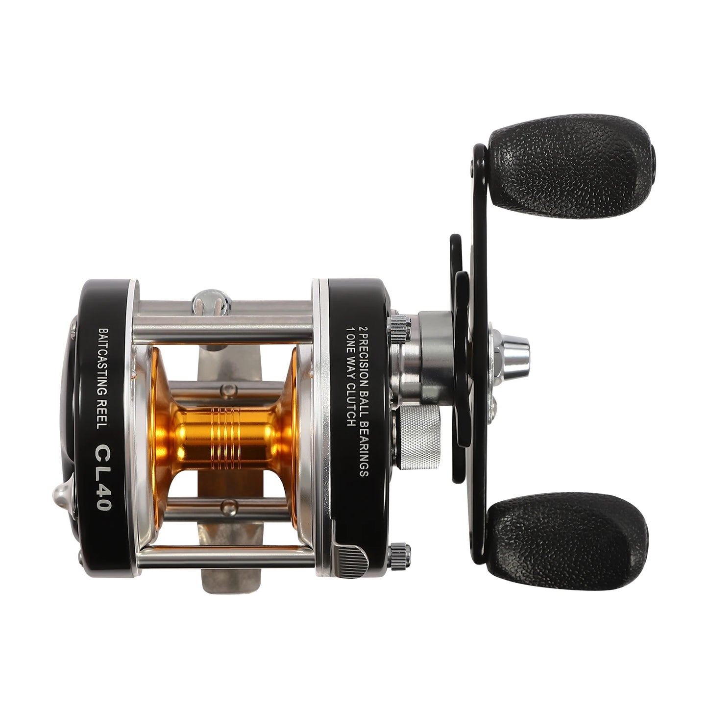 Round Baitcasting Reel For Catfish With Smooth Casting