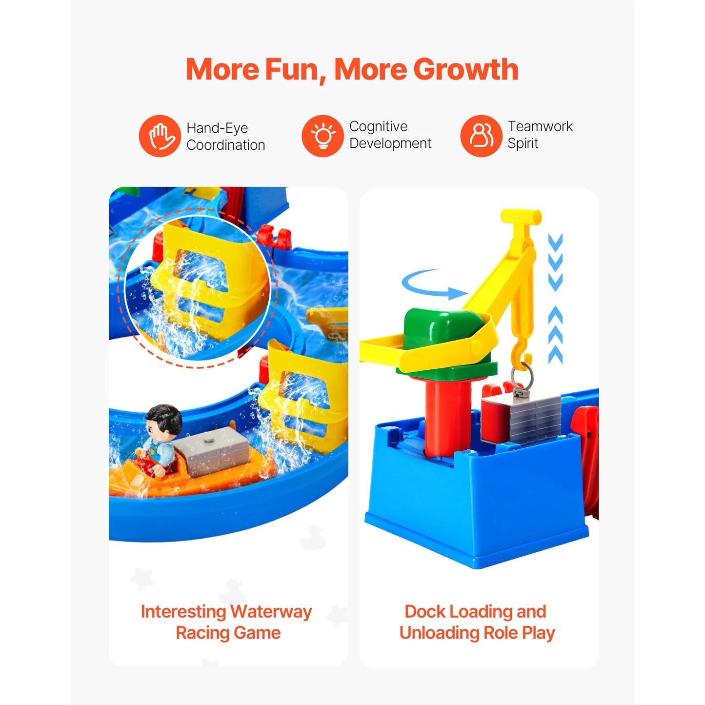 Children's Water Play Table with 39PCS Accessories for Outdoor Fun