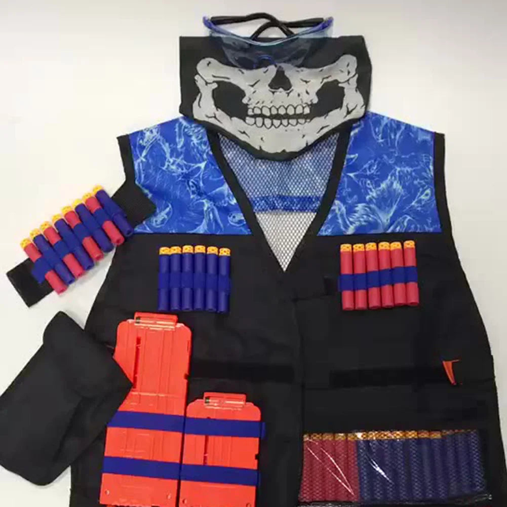 Kids Nerf Vest Kit Soft Protective Undershirt Bundle