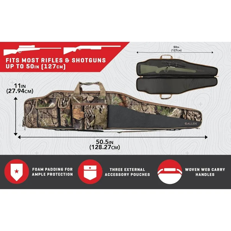 Tejon Oversized Rifle Case 50 Inch Soft Padded Gun Bag