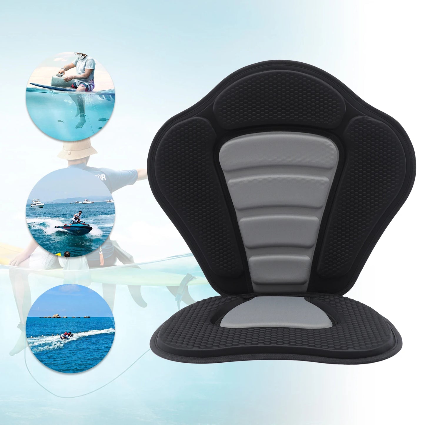Comfortable Kayak Seat Cushion With Waterproof Storage