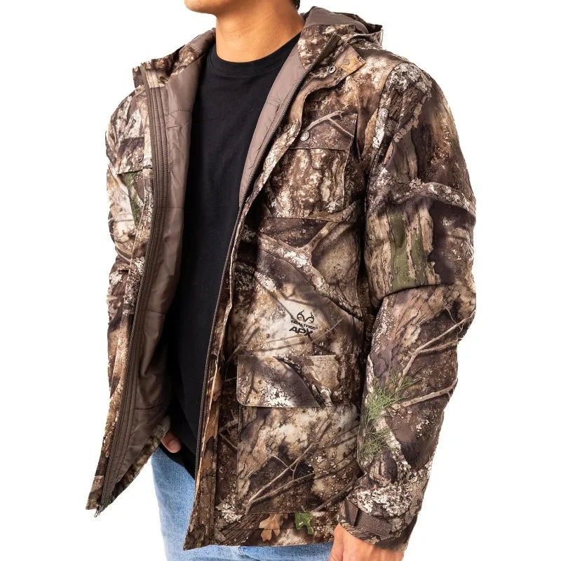 Realtree Camo Insulated Hunting Parka for Cold Weather
