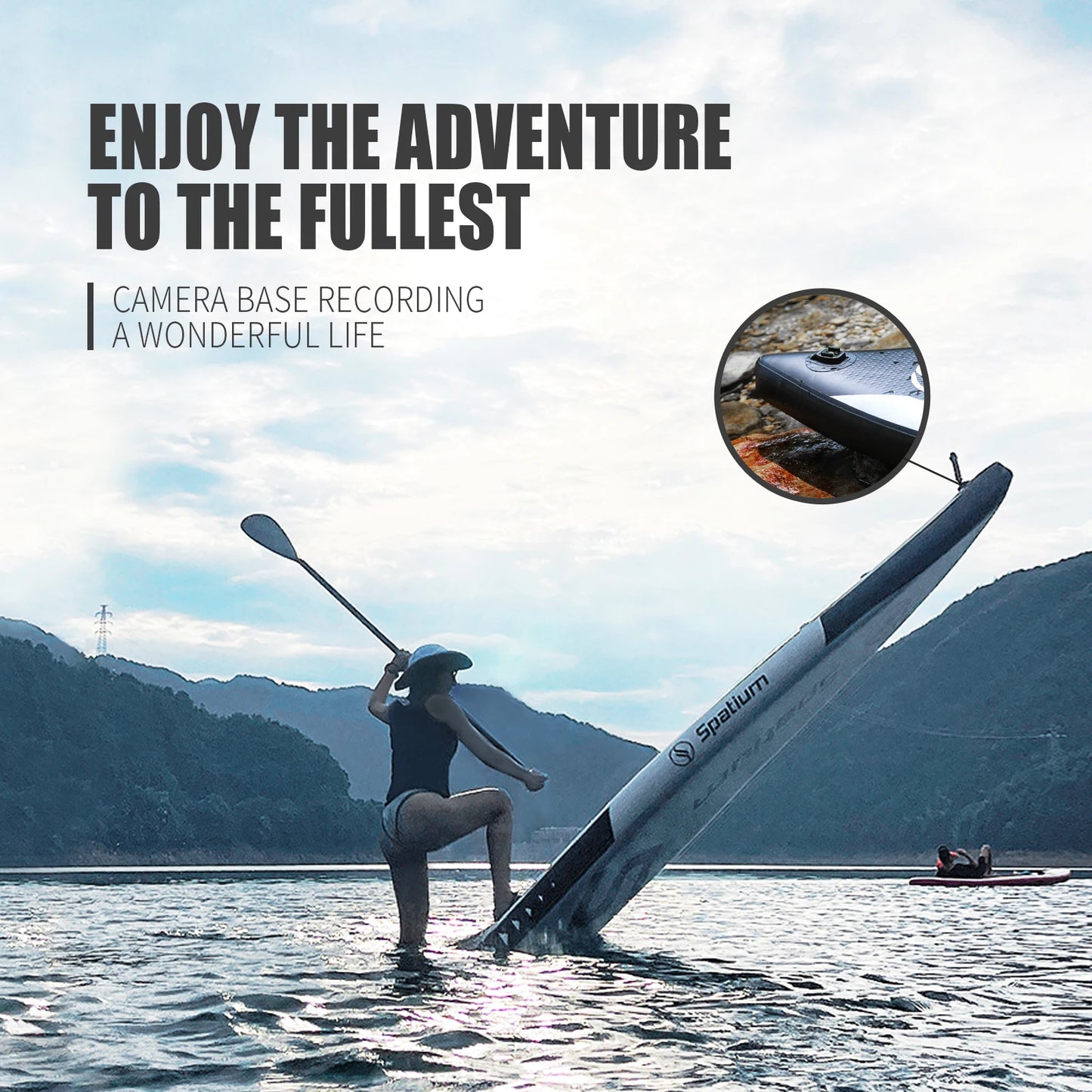 Inflatable Stand Up Paddle Board Set With Pump And Backpack
