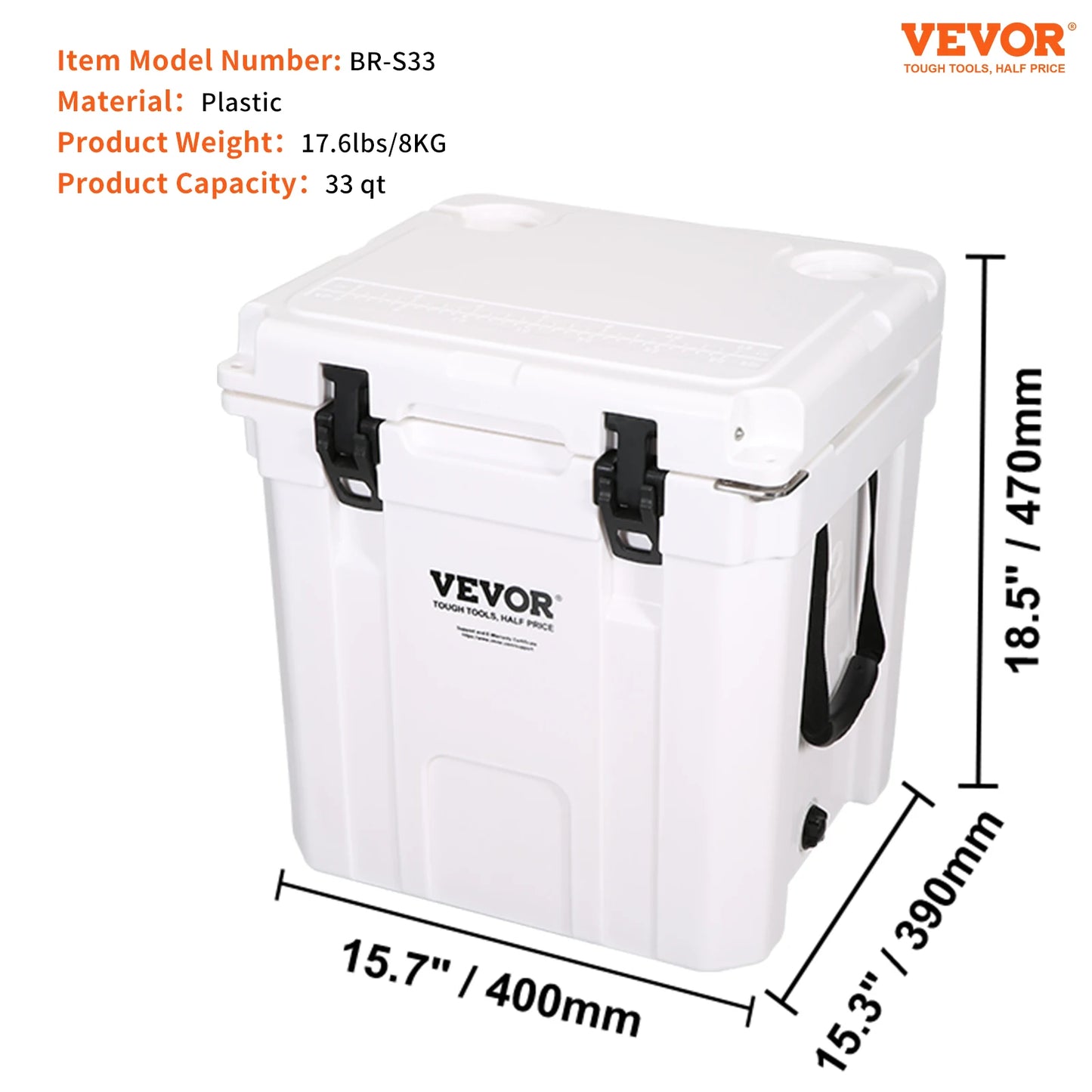 Large Capacity Insulated Cooler for Outdoor Adventures
