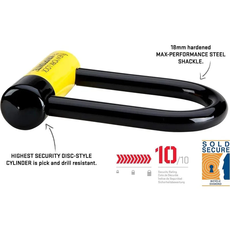 Kryptonite Fahgettaboutit Mini U Lock For Security Bikes