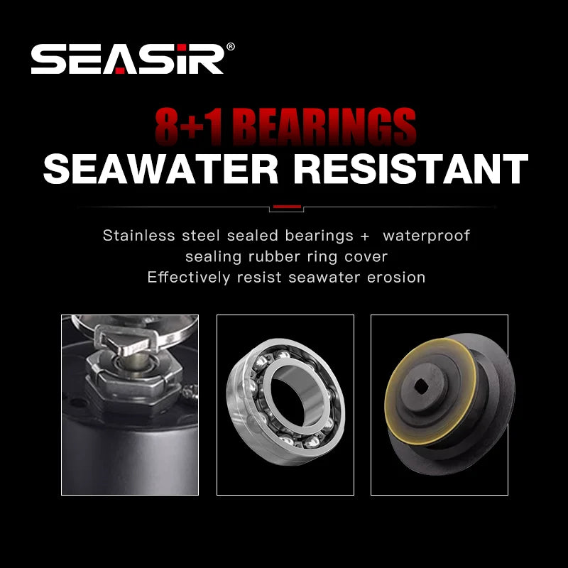 Seasir Prospec Spinning Reel for Ultralight Fishing Performance