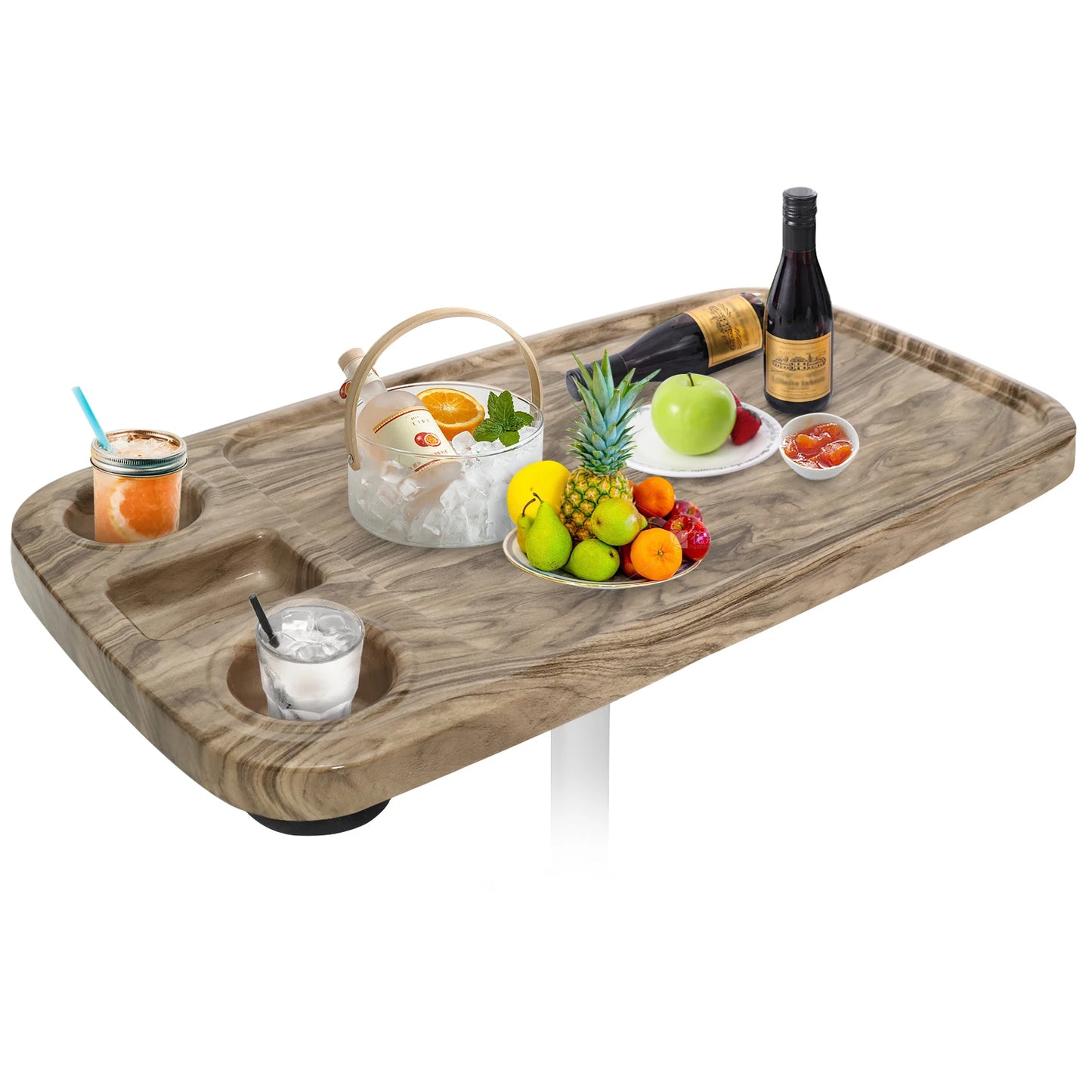 Durable Removable Pontoon Boat Table with Phone Holder
