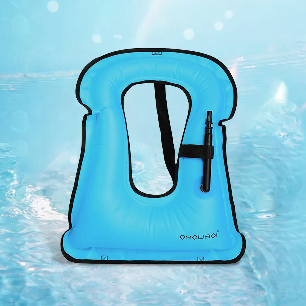 Adjustable Inflatable Snorkeling Vest for Safe Water Fun