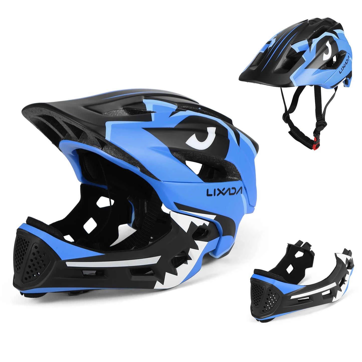 Kids Full Face Motorcycle Helmet With Detachable Shield