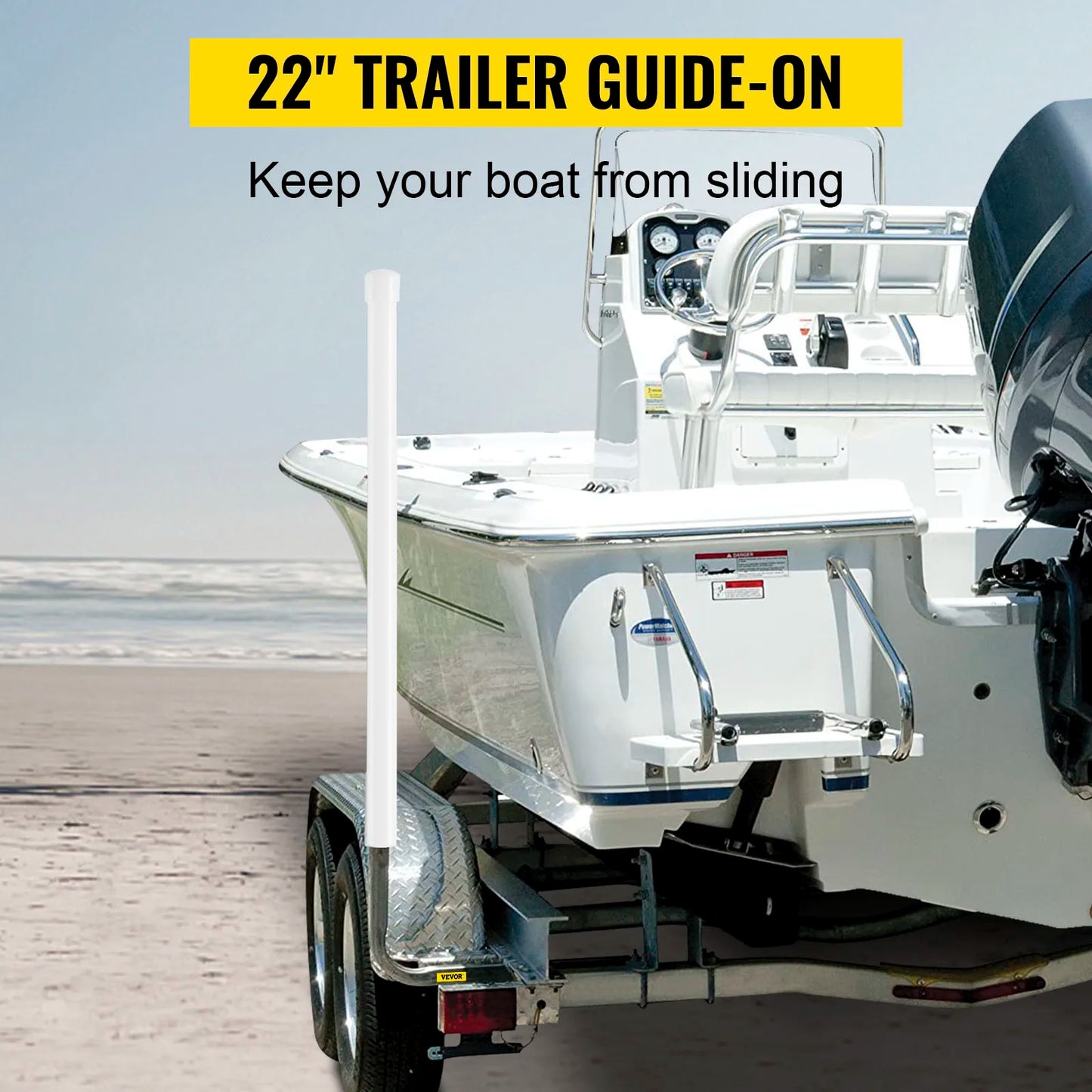 Durable Boat Trailer Guide-ons with PVC Covers